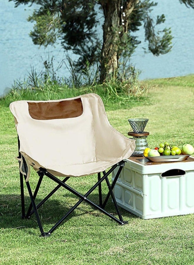 dida-cosmos Portable outdoor folding camping chair fishing picnic chair beach chair garden chair ultralight backpacking chair for lawn barbecue backpacking hiking - Image 2